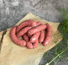 Beef sausages 100g