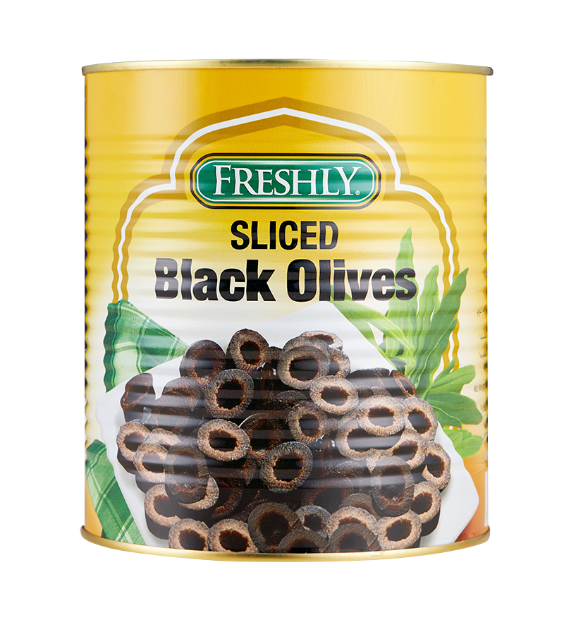 Black Sliced Olives 3KG