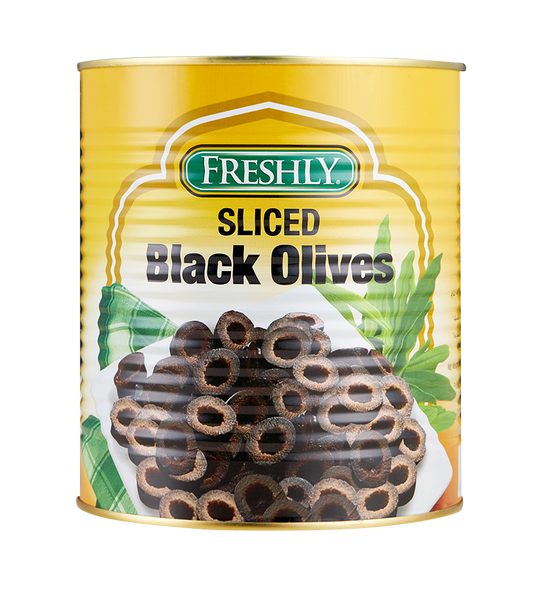 Black Sliced Olives 3KG